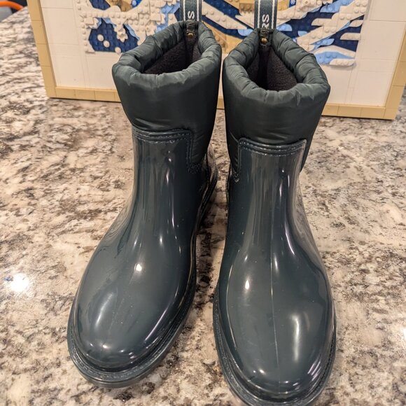 COPY - Michael Kors Blakely Rain Bootie Rubber  Racing Green SZ 8 - Picture 4 of 8